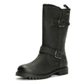 Hush Puppies Winnie Damenlederstiefel In Schwarz