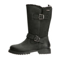 Hush Puppies Winnie Damenlederstiefel In Schwarz