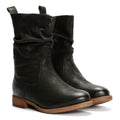 Hush Puppies Emilia Damenlederstiefel In Schwarz