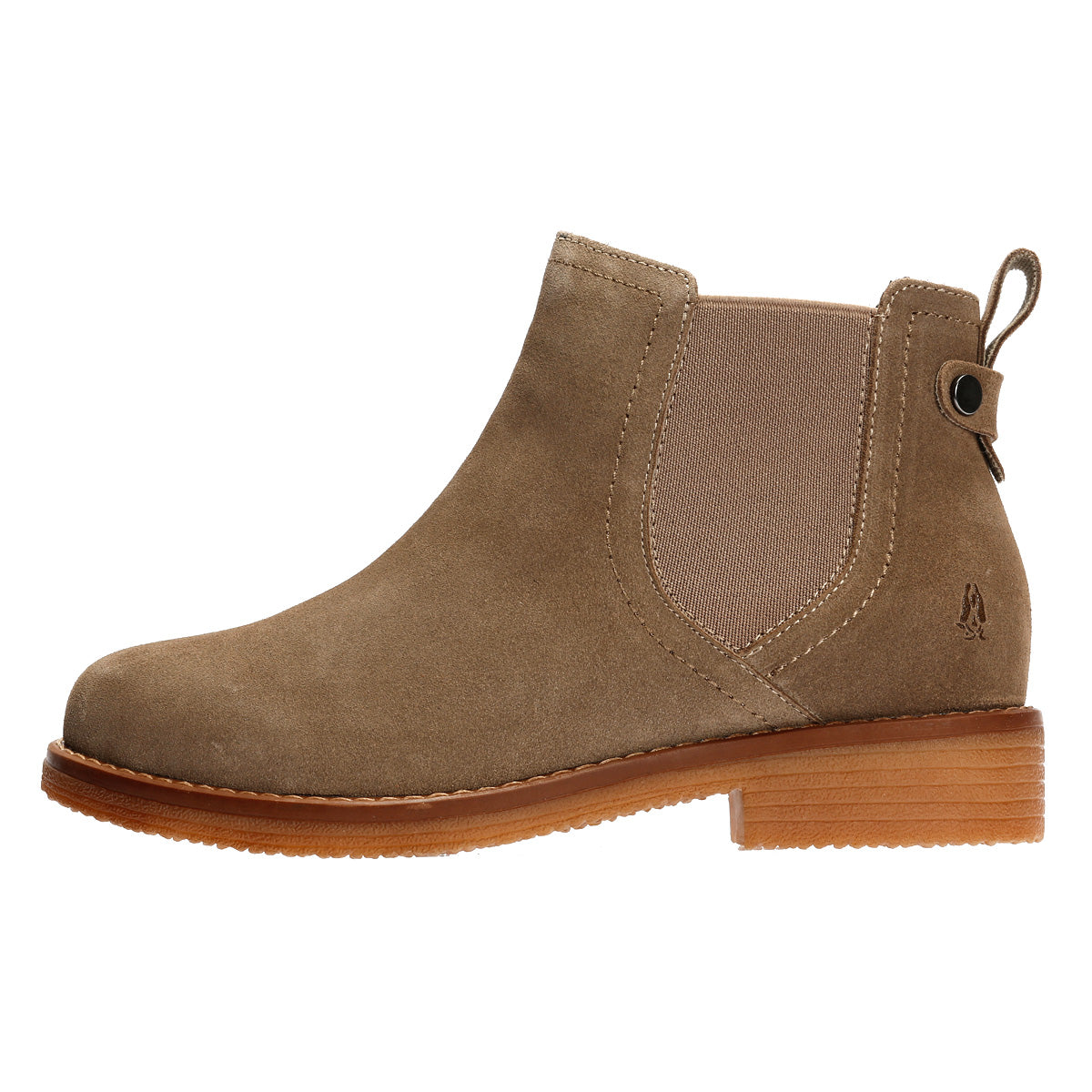Hush Puppies Maddy Wide Wildleder Damen Graue Stiefel