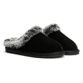 Hush Puppies Amara Wildleder Damen Hausschuhe In Schwarz