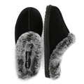 Hush Puppies Amara Wildleder Damen Hausschuhe In Schwarz