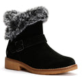 Hush Puppies Hannah Damenstiefel Aus Schwarzem Wildleder