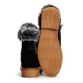 Hush Puppies Hannah Damenstiefel Aus Schwarzem Wildleder