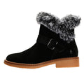 Hush Puppies Hannah Damenstiefel Aus Schwarzem Wildleder