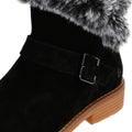 Hush Puppies Hannah Damenstiefel Aus Schwarzem Wildleder