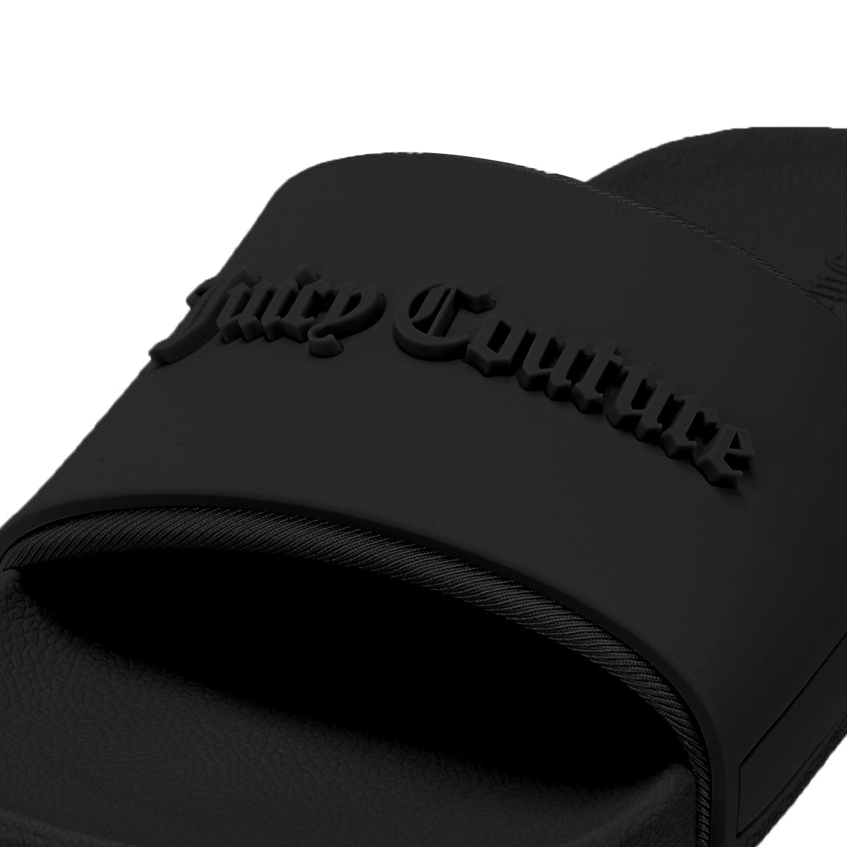 Juicy Couture Breanna Geprägte Womens Black Slides
