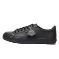 Kickers Youth Schwarz Leder Tovni Lacer Turnschuhe