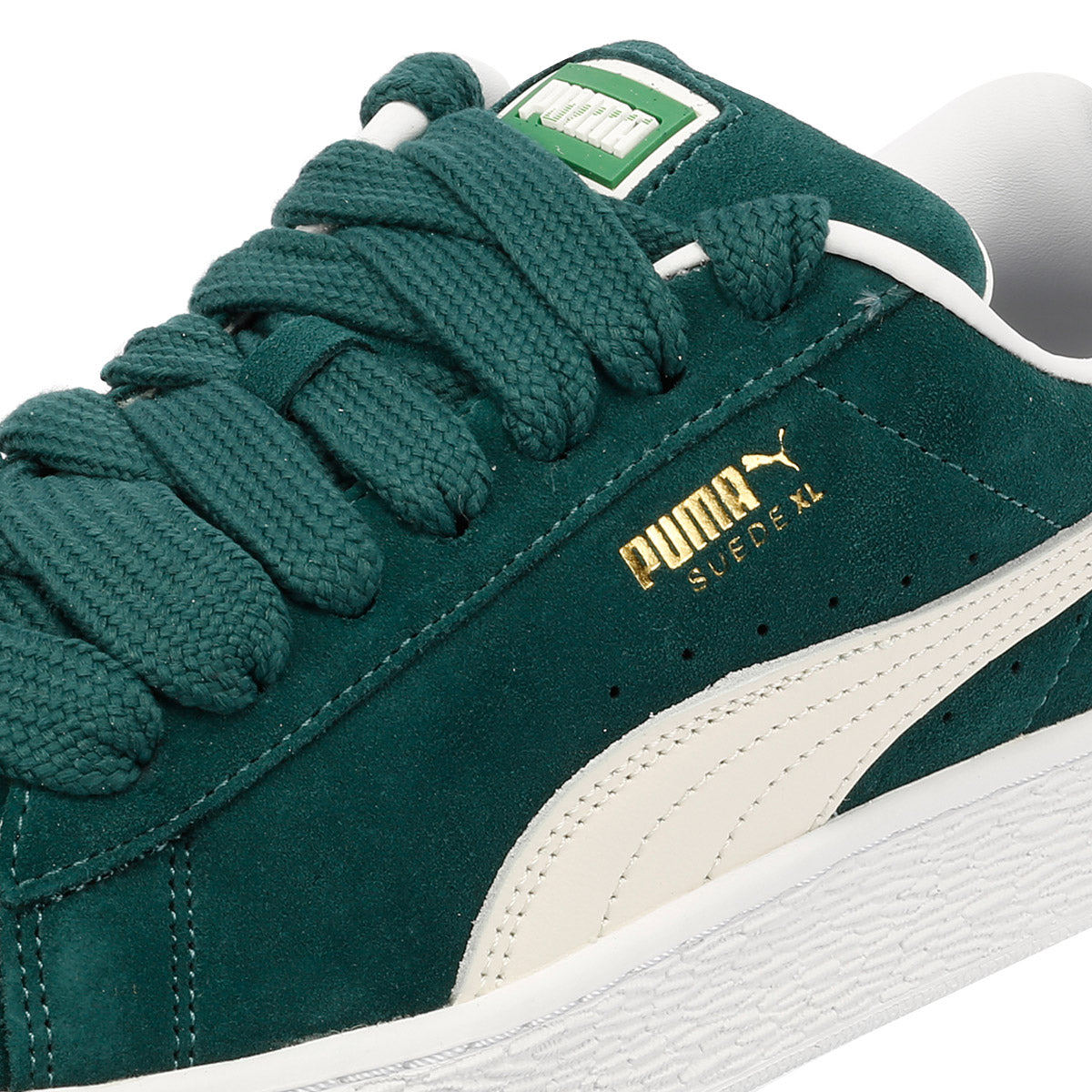 Puma Suede XL Wildleder Grüne Sneakers