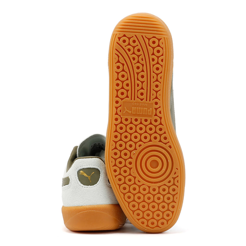 Puma Palermo Lederblaue Turnschuhe