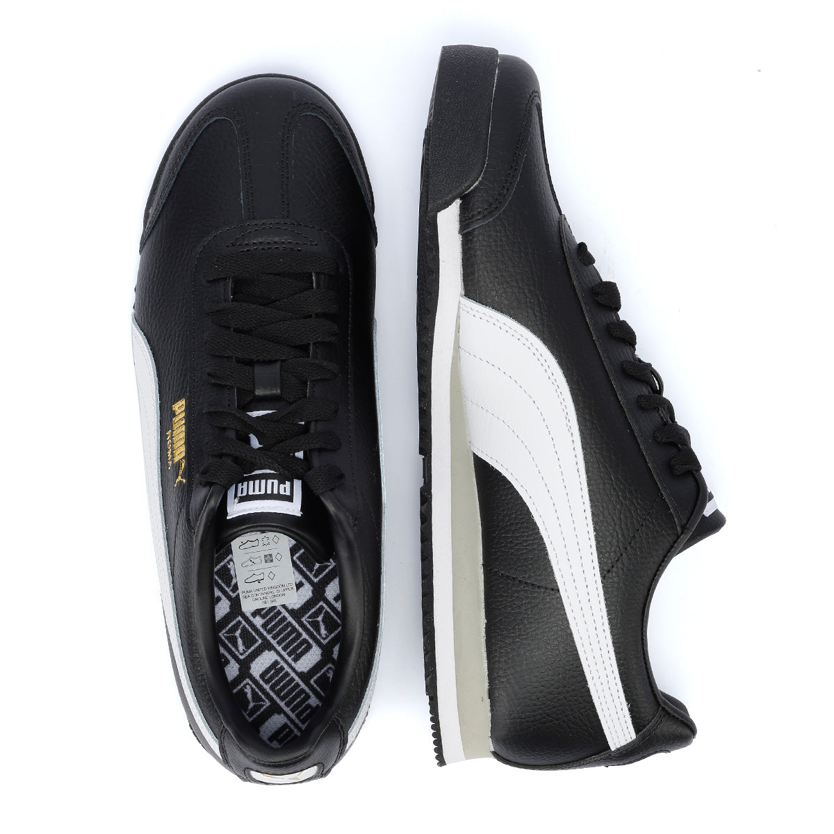 Puma Roma Standard Schwarz/Weiße Turnschuhe