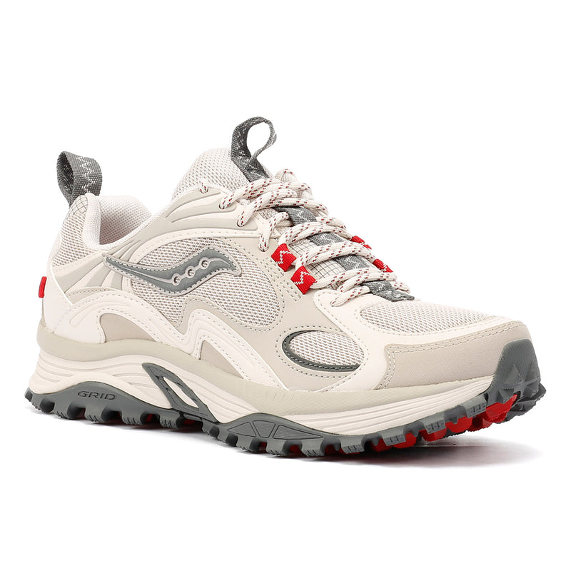 Saucony Grid Aura X Weiße Turnschuhe