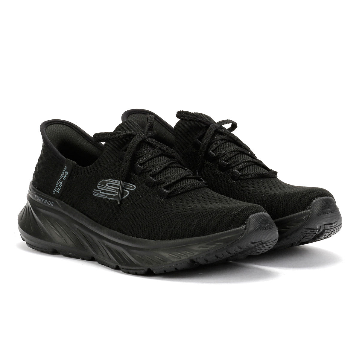 Skechers Slip-ins Edgeride Damen Schwarze Farbe Turnschuhe