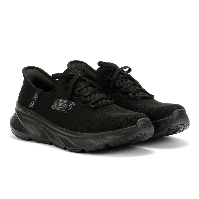 Skechers Slip-ins Edgeride Damen Schwarze Farbe Turnschuhe