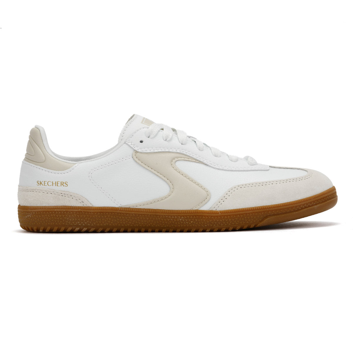 Skechers Hotshot Kickoff Damen Sneaker Aus Weißem Leder