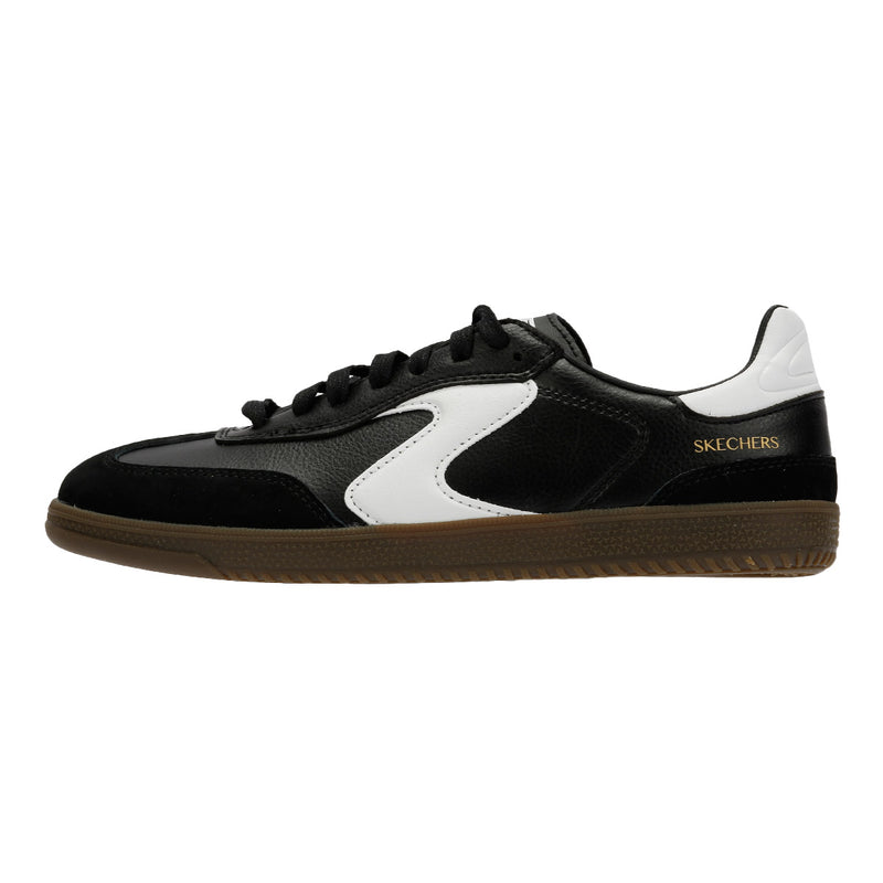 Skechers Hotshot Kickoff Damen Sneaker Aus Schwarzem Leder