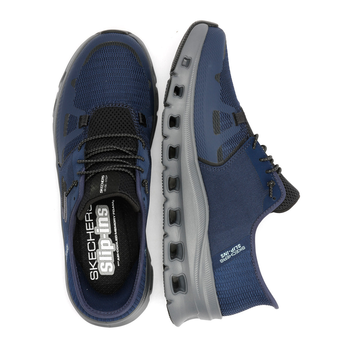 Skechers Glide-Step Pro Herrenblaue Turnschuhe
