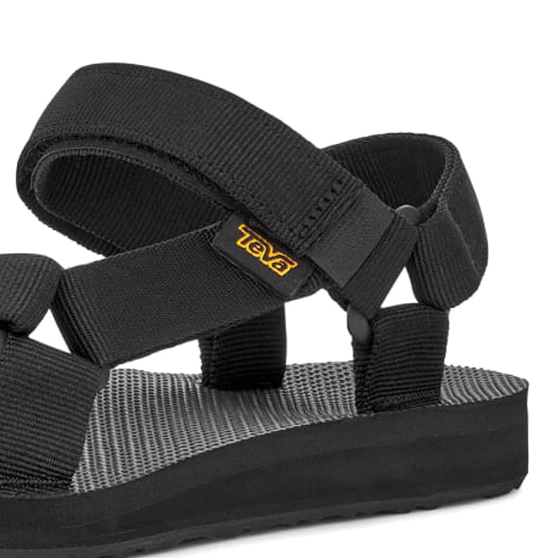 Teva Flatform Universal Damen Schwarze Sandalen