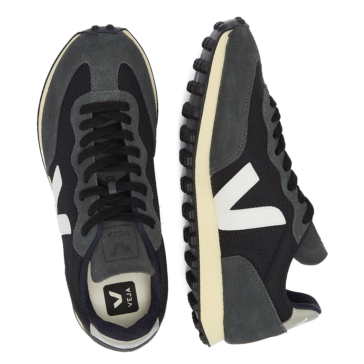 Veja Rio Branco Alveomesh Womens Schwarz / Weiß Turnschuhe