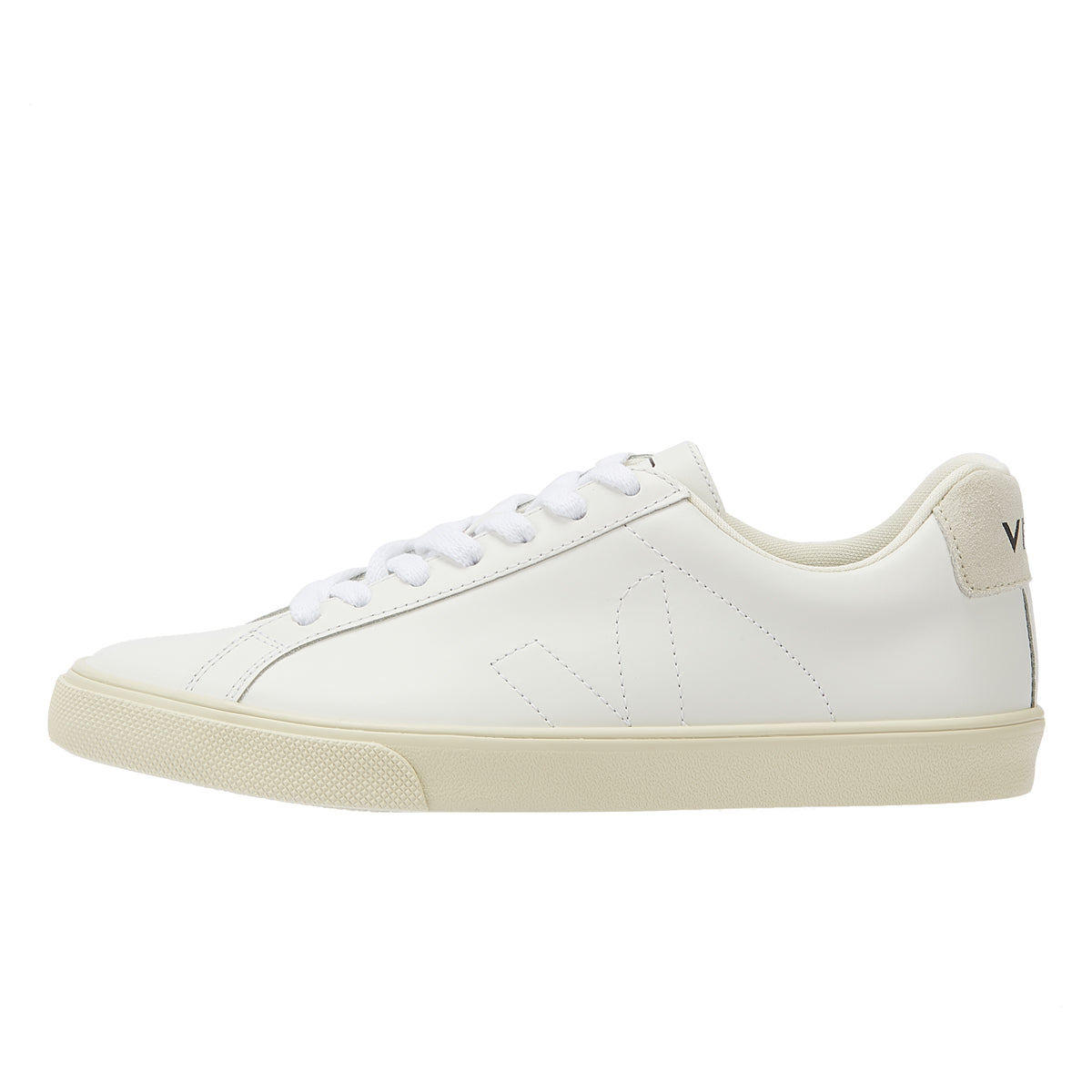 Veja Esplar Womens Extra Weiß Leder Sneakers