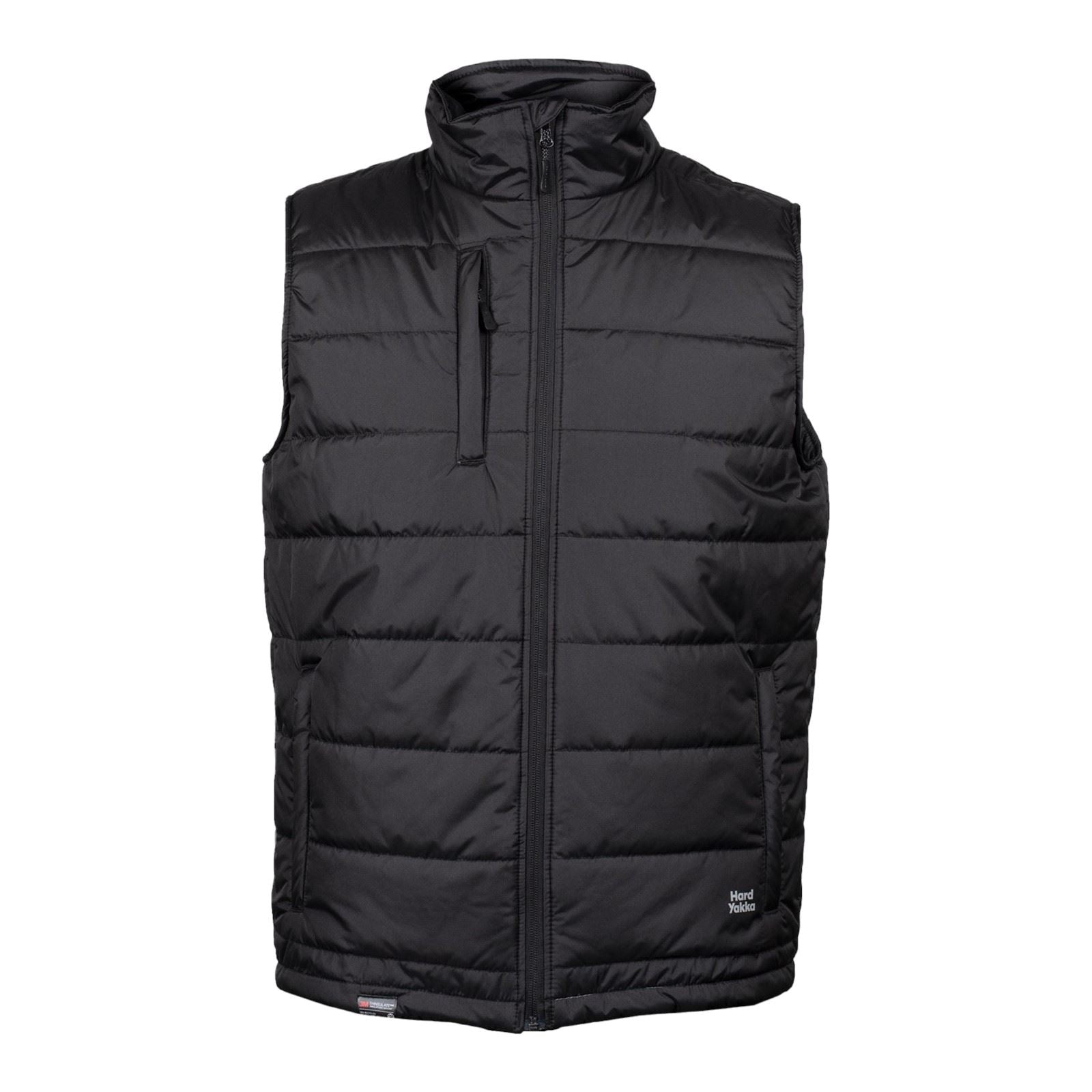 Hard Yakka Puffa 2.0 Vest Herren Schwarze Westen