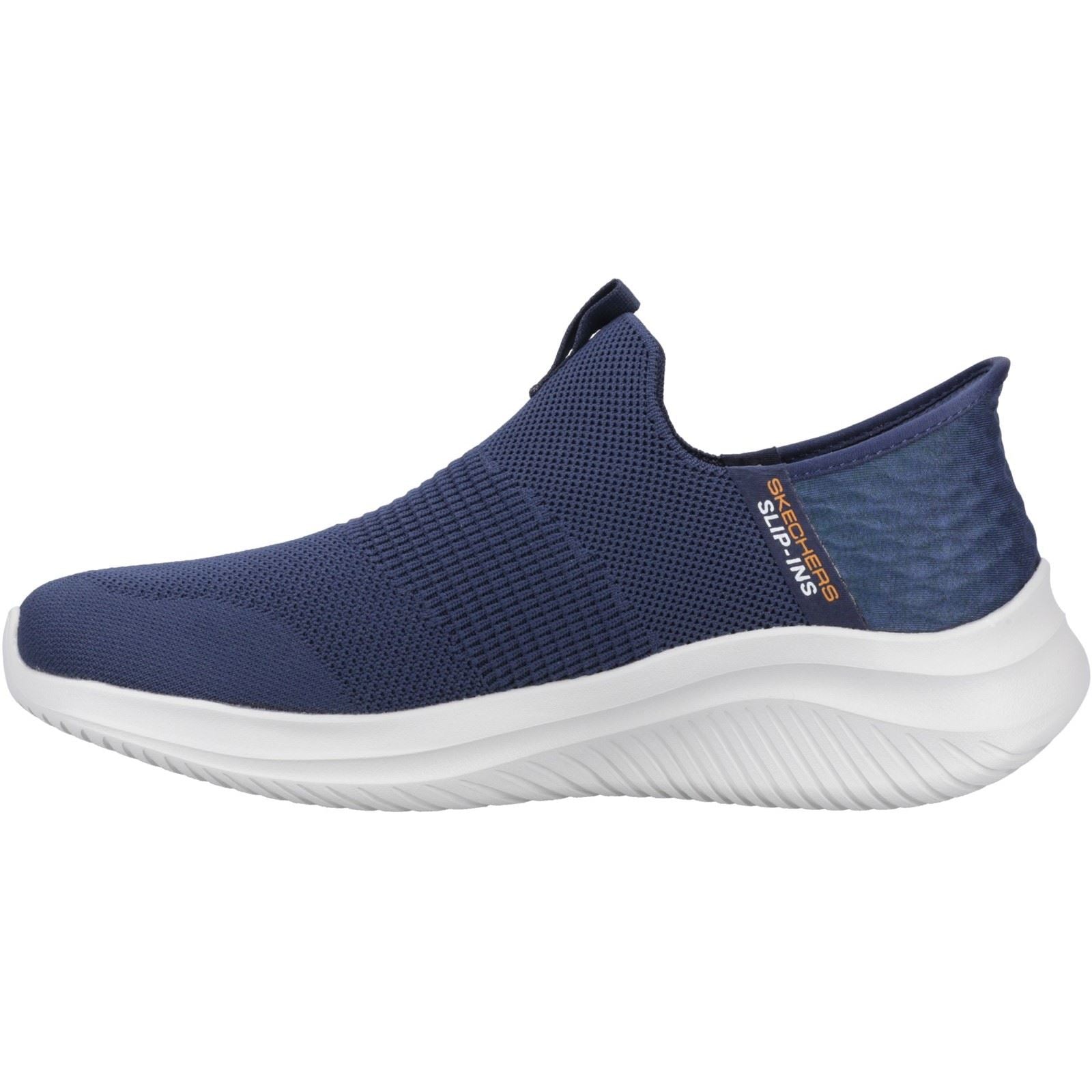 Skechers Ultra Flex 3.0 Smooth Step Synthetik Herren Sneaker In Marineblau
