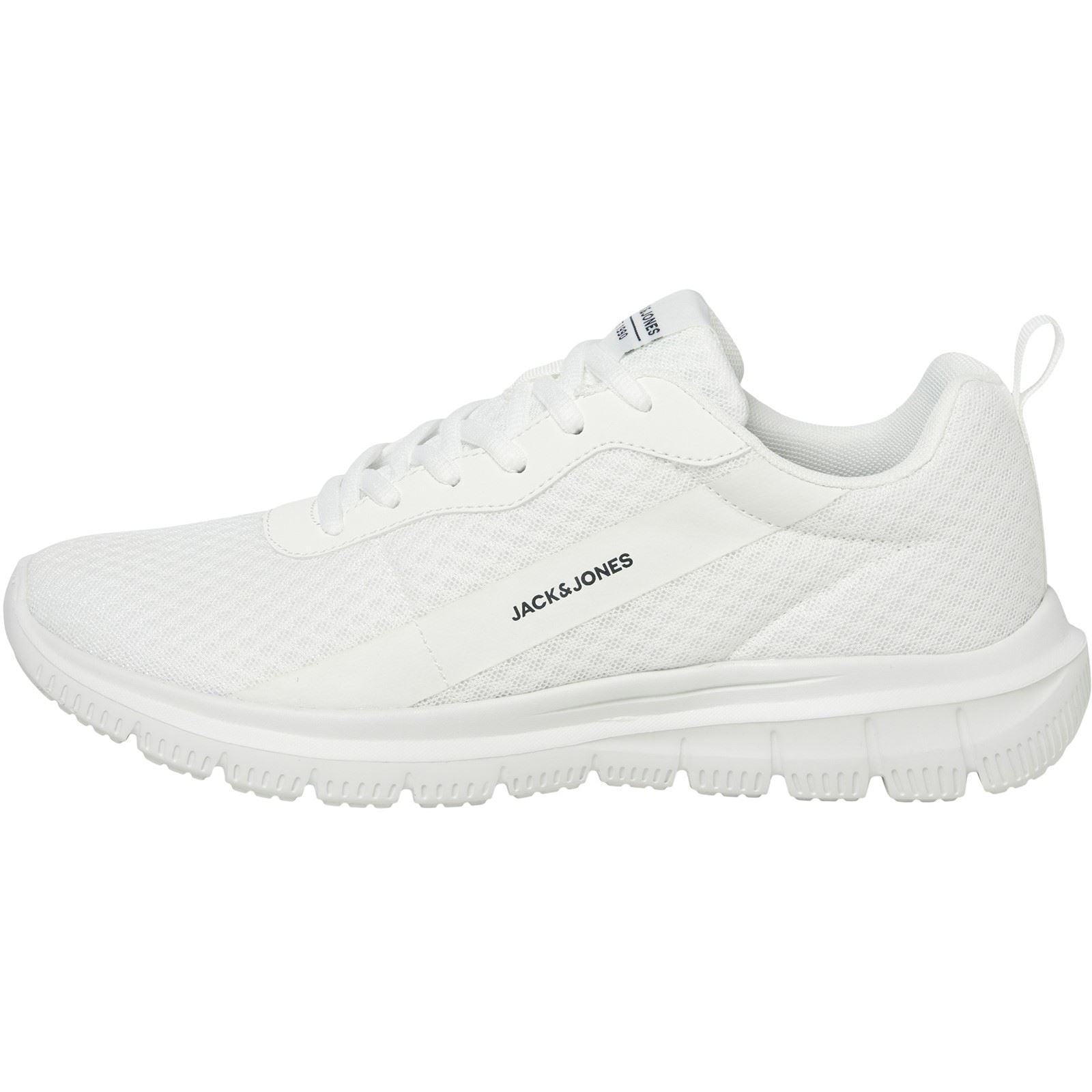 Jack & Jones Taylor Mesh Herren Sneaker Aus Polyurethan In Strahlendem Weiß
