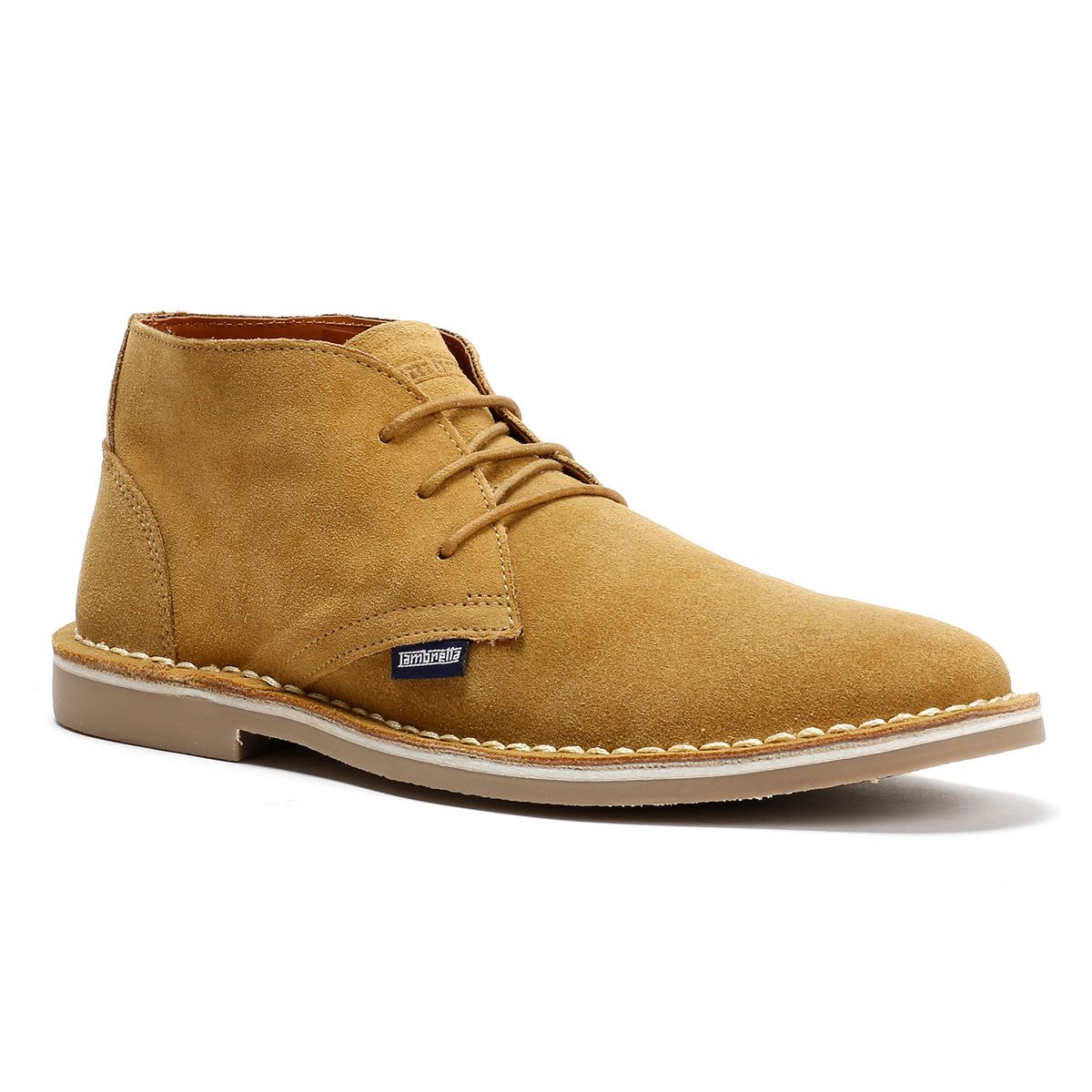 Lambretta Chiswick Wildleder Herren Braune Stiefel