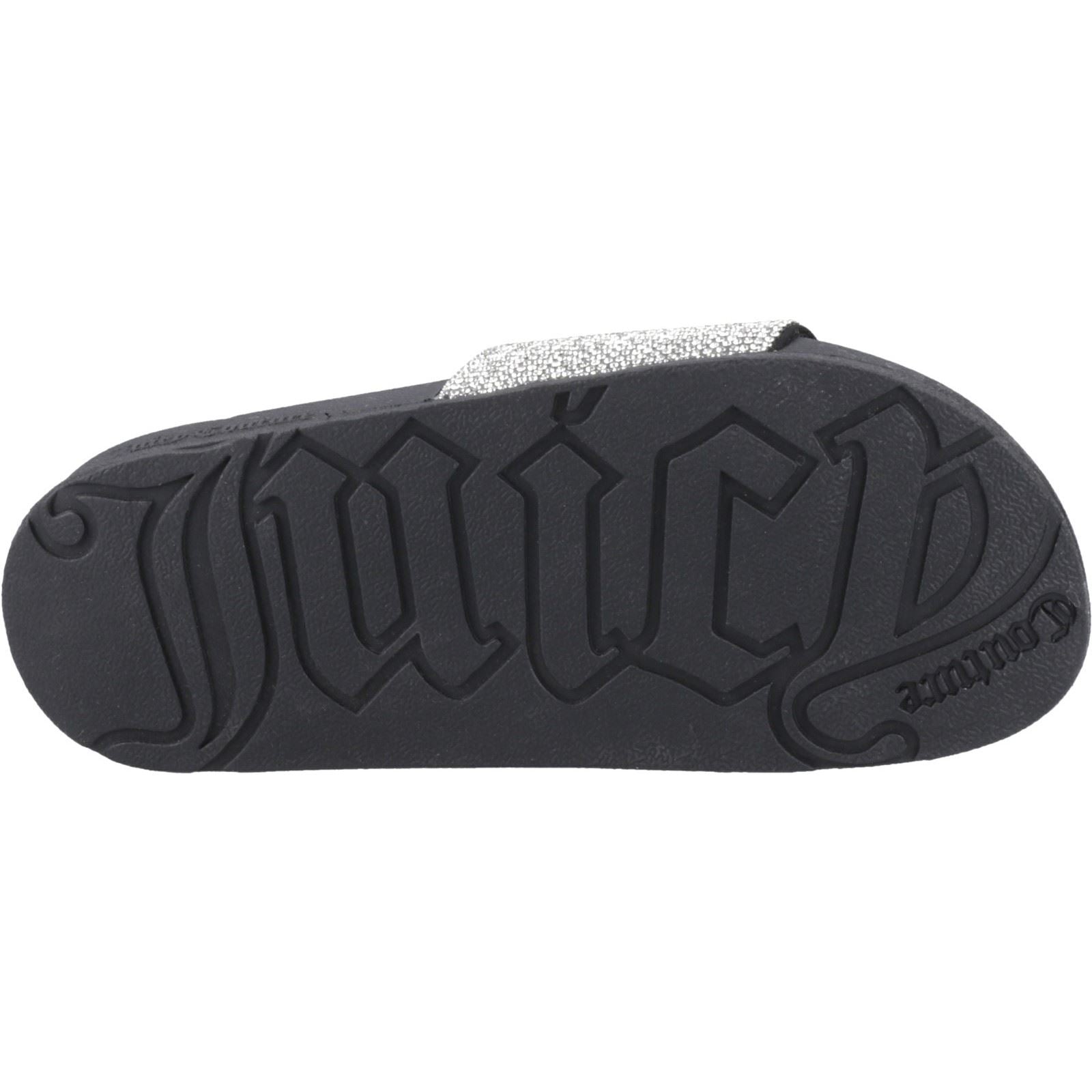 Juicy Couture DONNA Damen Silber Slides