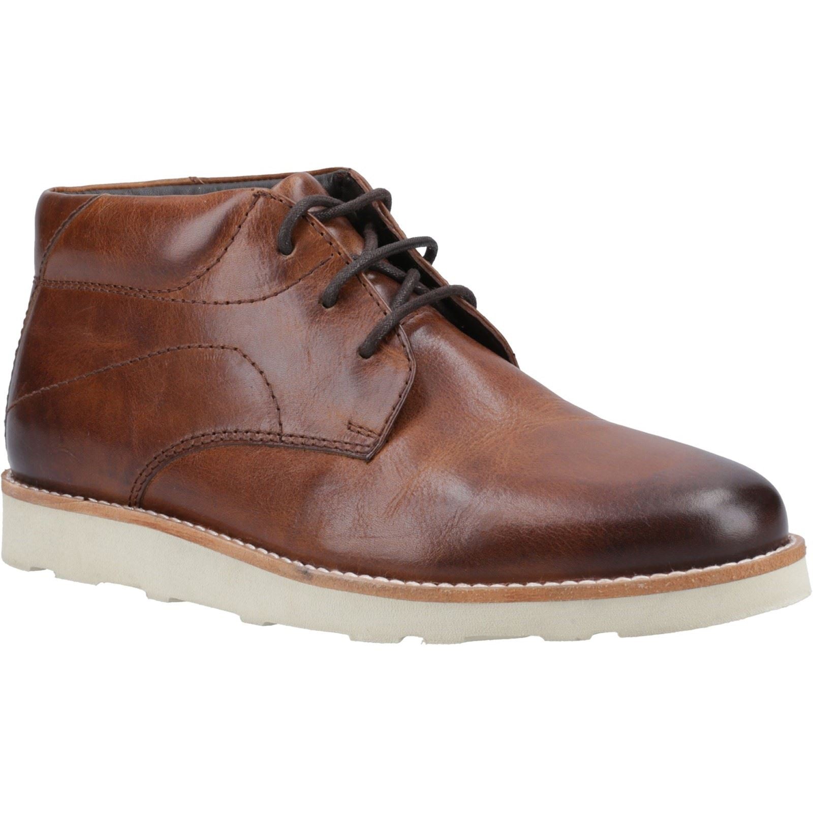 Hush Puppies Kennedy Leder Herren Tan Stiefel