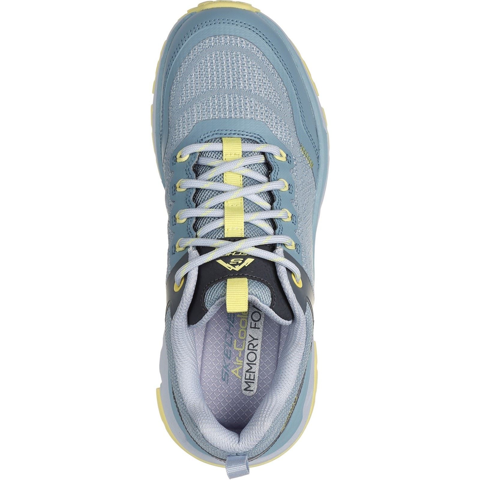 Skechers D'Lux Journey Marigold Synthetische Damen Wanderstiefel In Blau/Gelb