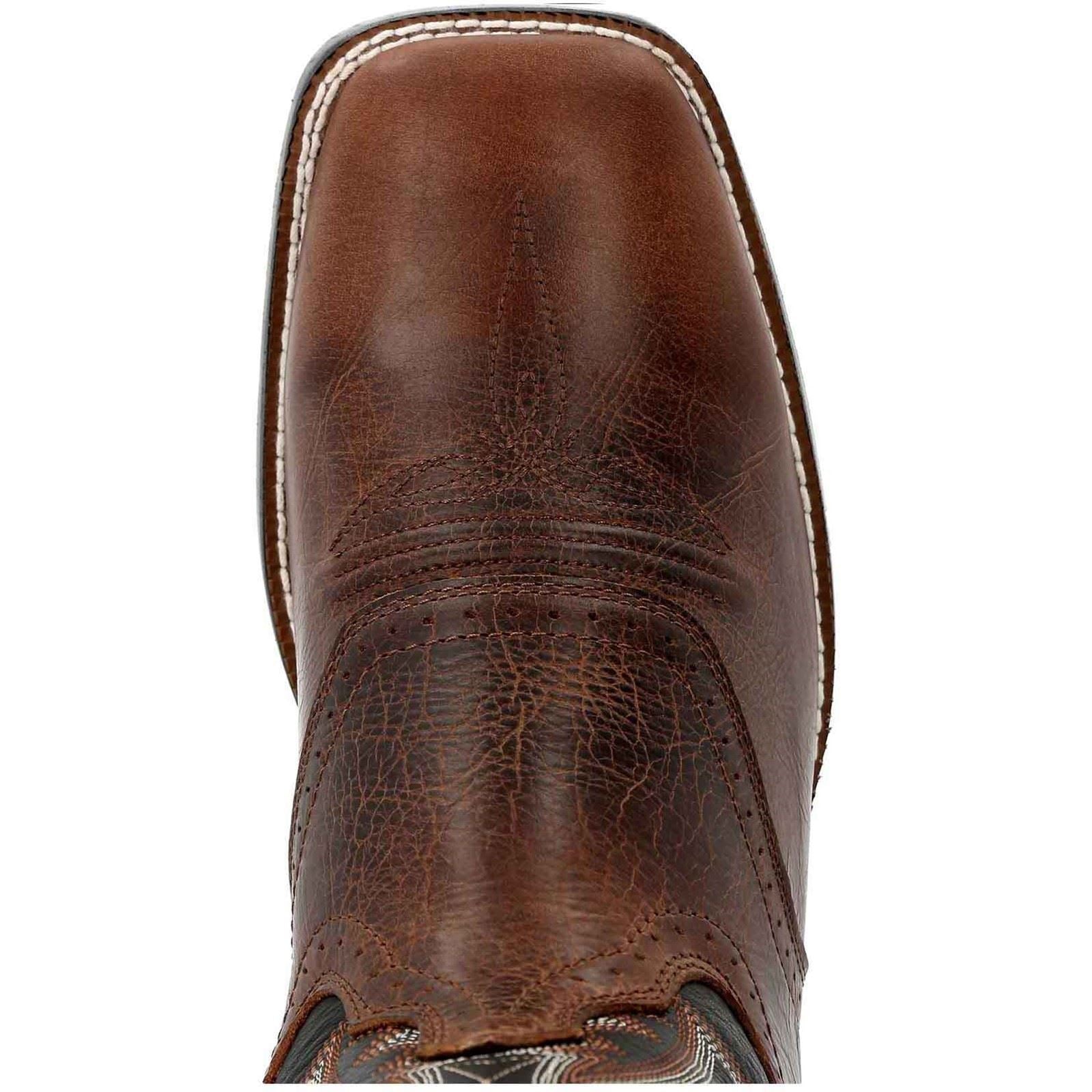 Durango Westward Leder Herren Dunkel Kastanienbraun/Schwarz Onyx Stiefel