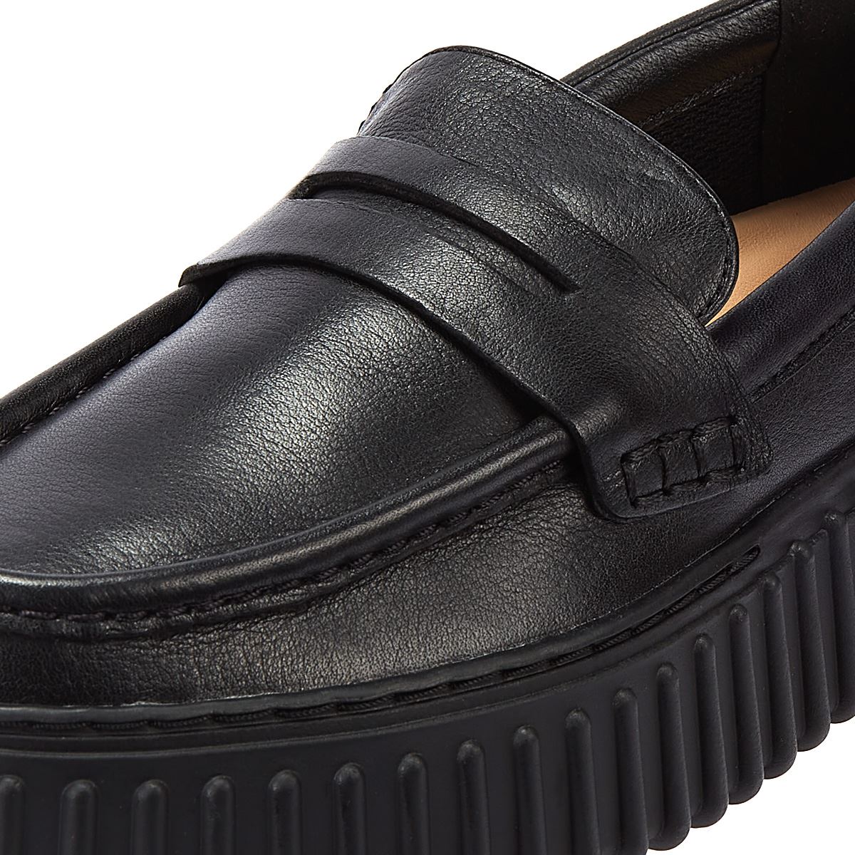 Clarks Main Torhill Penny Leder Damenschuhe In Schwarz Für Optimalen Komfort