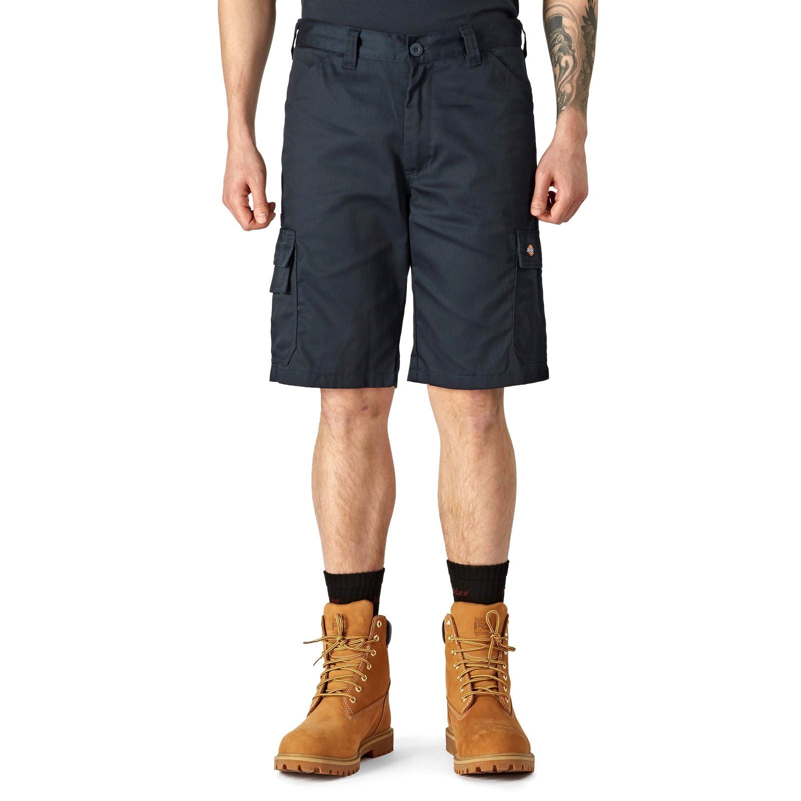 Dickies Everyday Polyester Herren Blaue Knielange Shorts