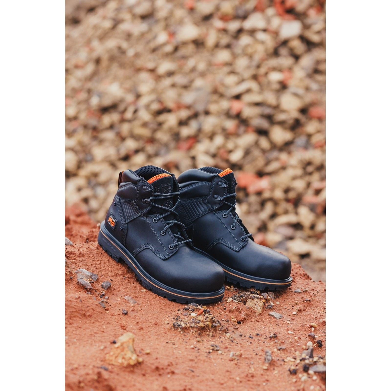 Timberland Pro Ballast Leder Schwarze Sicherheitsstiefel