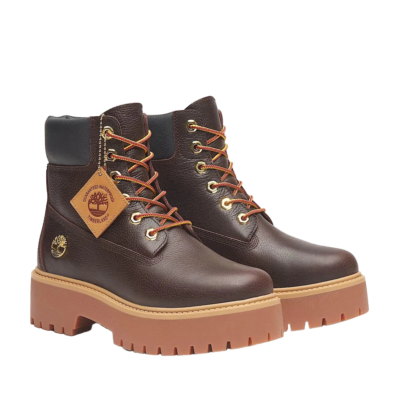 Timberland Stone Street Espresso 6 Inch Damenstiefel Aus Braunem Leder