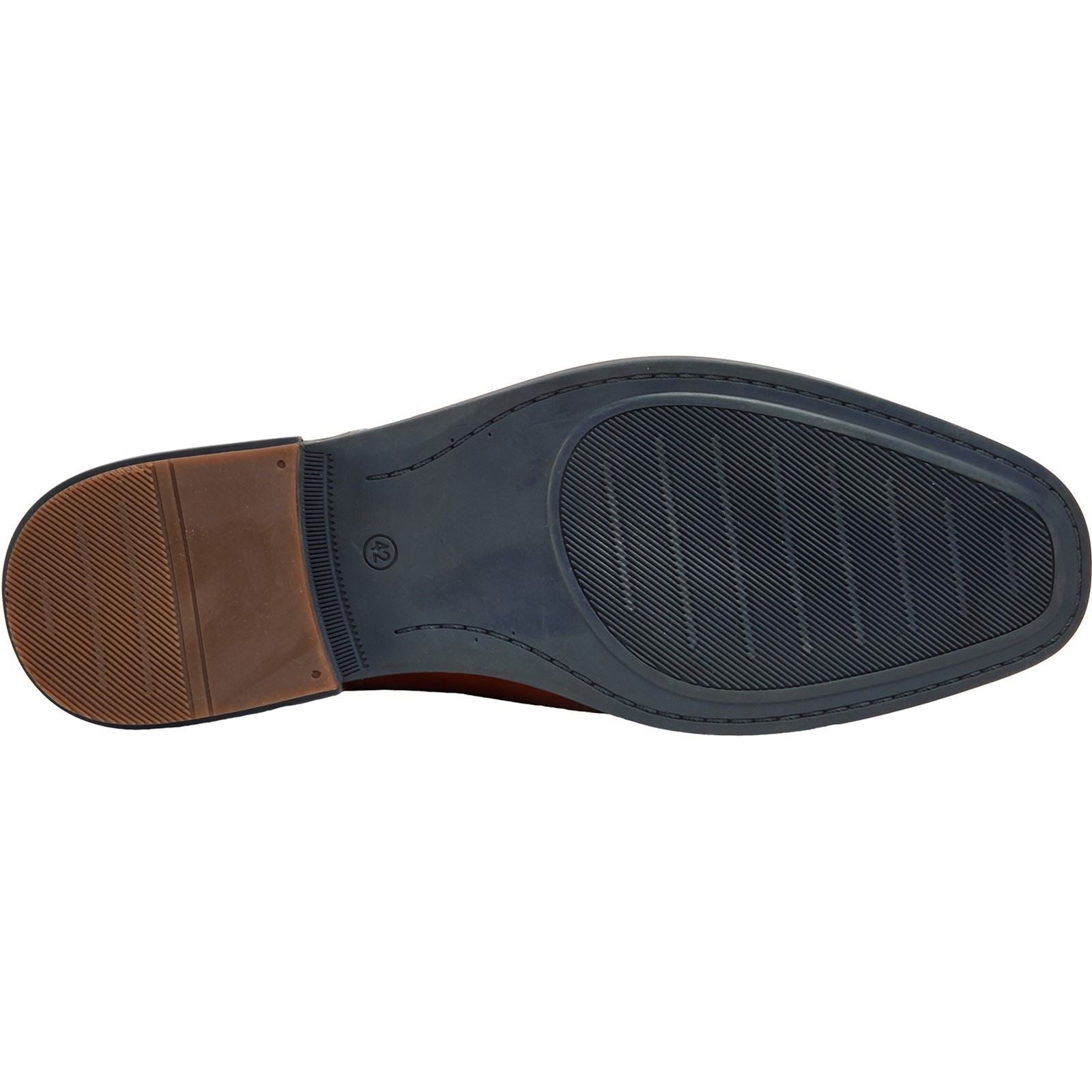 Pod Savage Fauxleder Herren Cognac Schnürschuhe