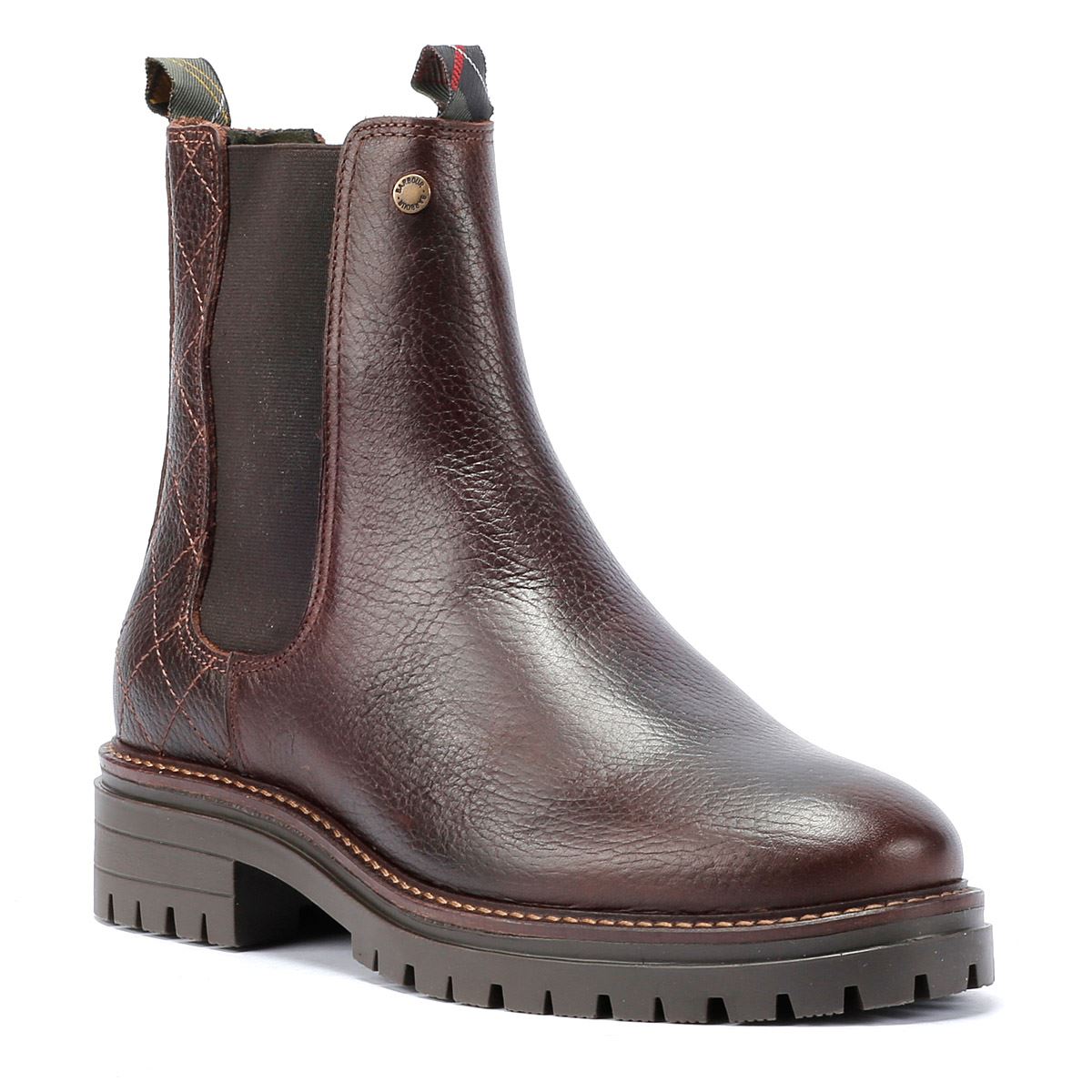 Barbour Evie Damenstiefel Aus Braunem Leder