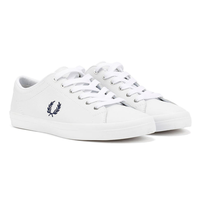 Fred Perry Baseline Leder Herren Weiße Sneakers