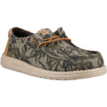 HEYDUDE Wally Palm Jute Herren Mokassins Schuhe Aus Jute In Burnt Olive/Ginger Brown