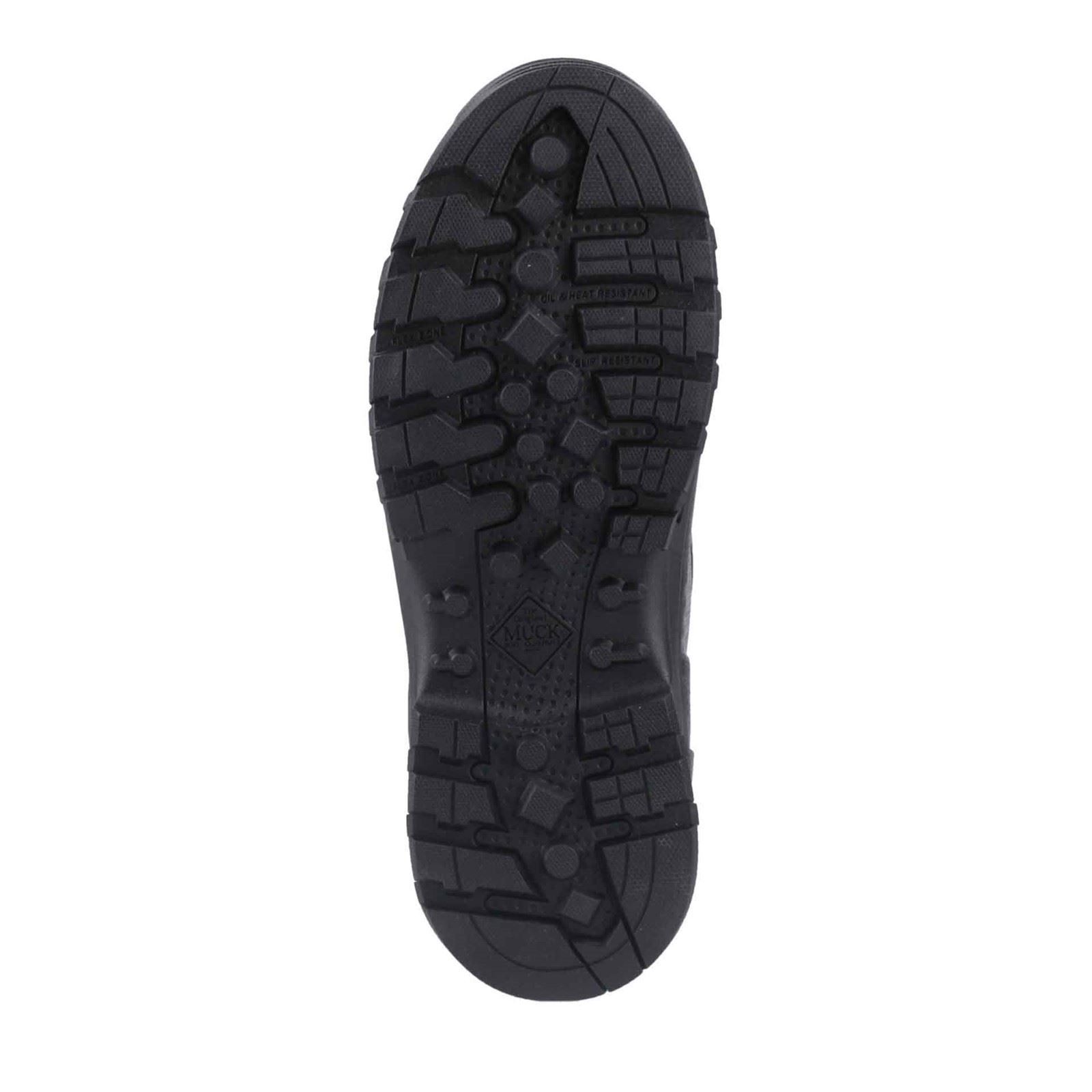 Muck Boots Grit S5 Herren Gummistiefel in Schwarz/Grau