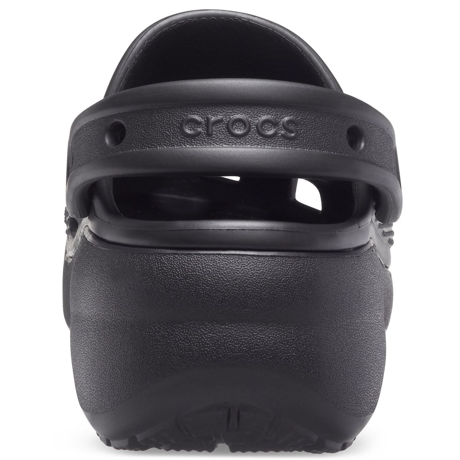 Crocs Classic Platform Damen Clogs Aus Thermoplast In Schwarz