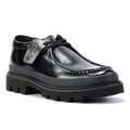 Clarks Main Badell Seam Schwarze Farbe Herren Schnürschuhe Aus Leder