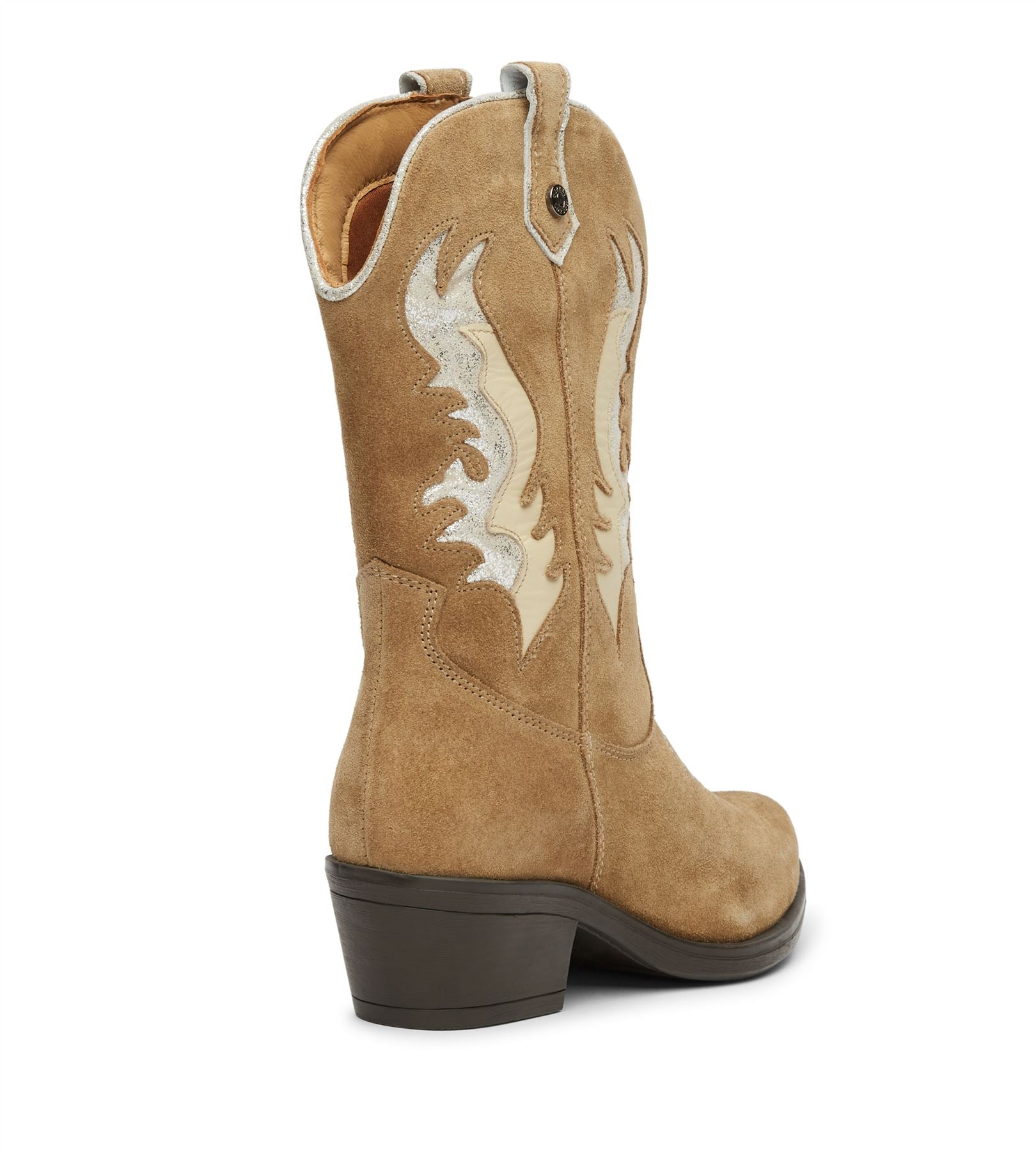Osprey London The Louisville Wildleder Damen Stiefel In Beige
