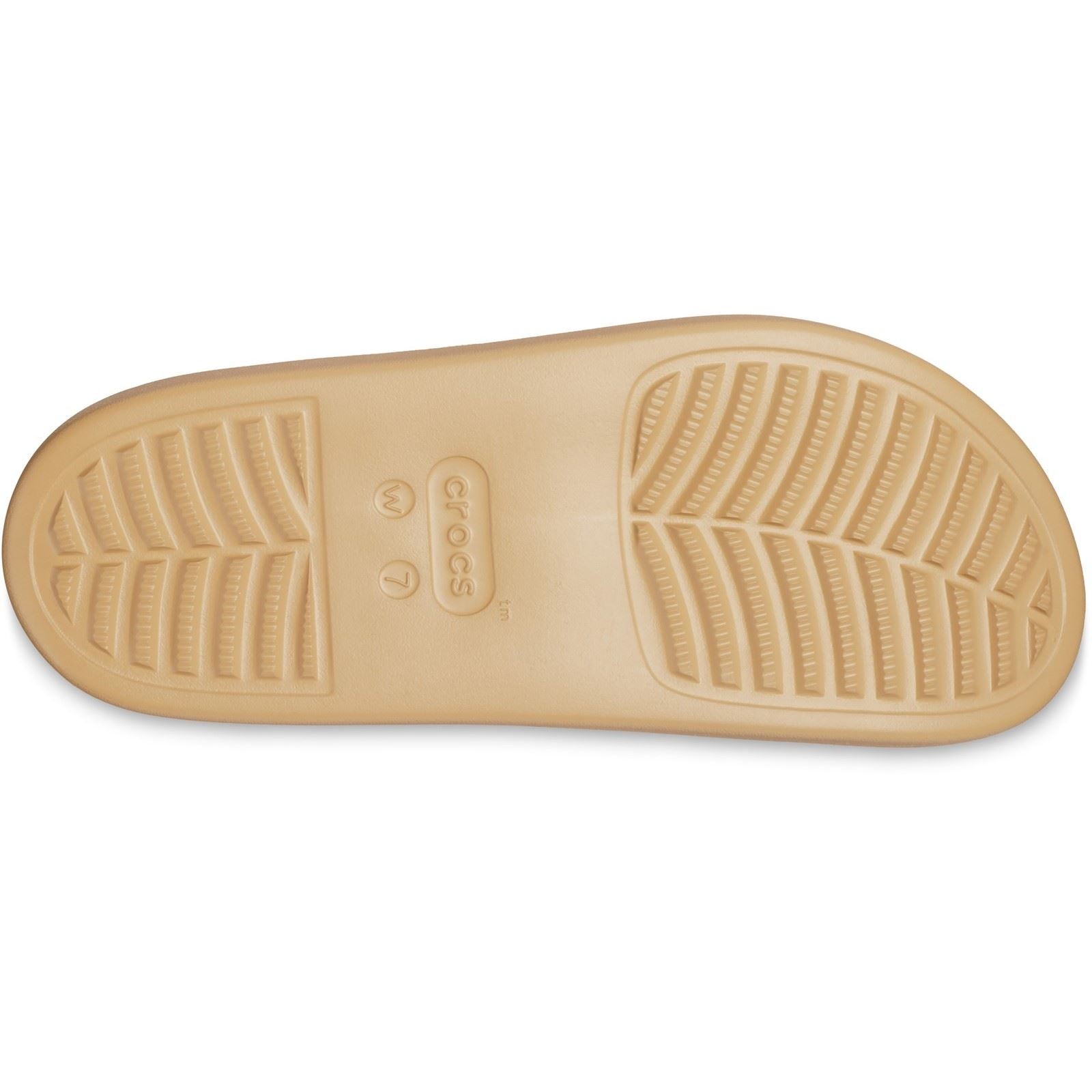 Crocs Dylan Thermoplastische Damen Pantoletten In Weizenfarbe