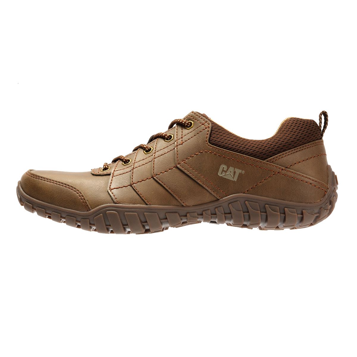 Caterpillar Instruct Wildleder Herren Schnürschuhe In Beige