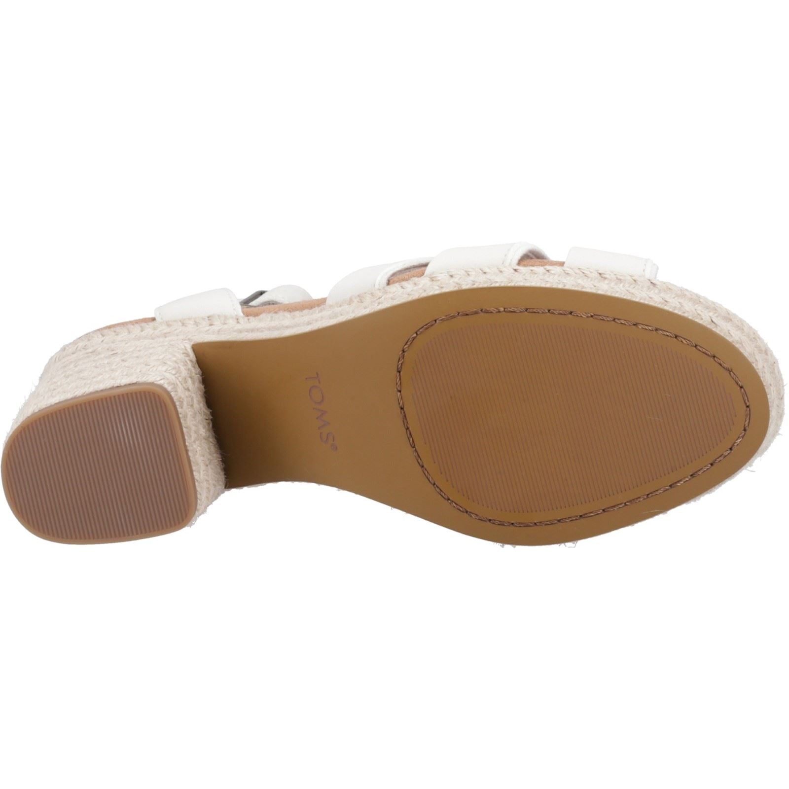 TOMS Majorca Strappy Damen Sandalen Aus Hellem Sandlen