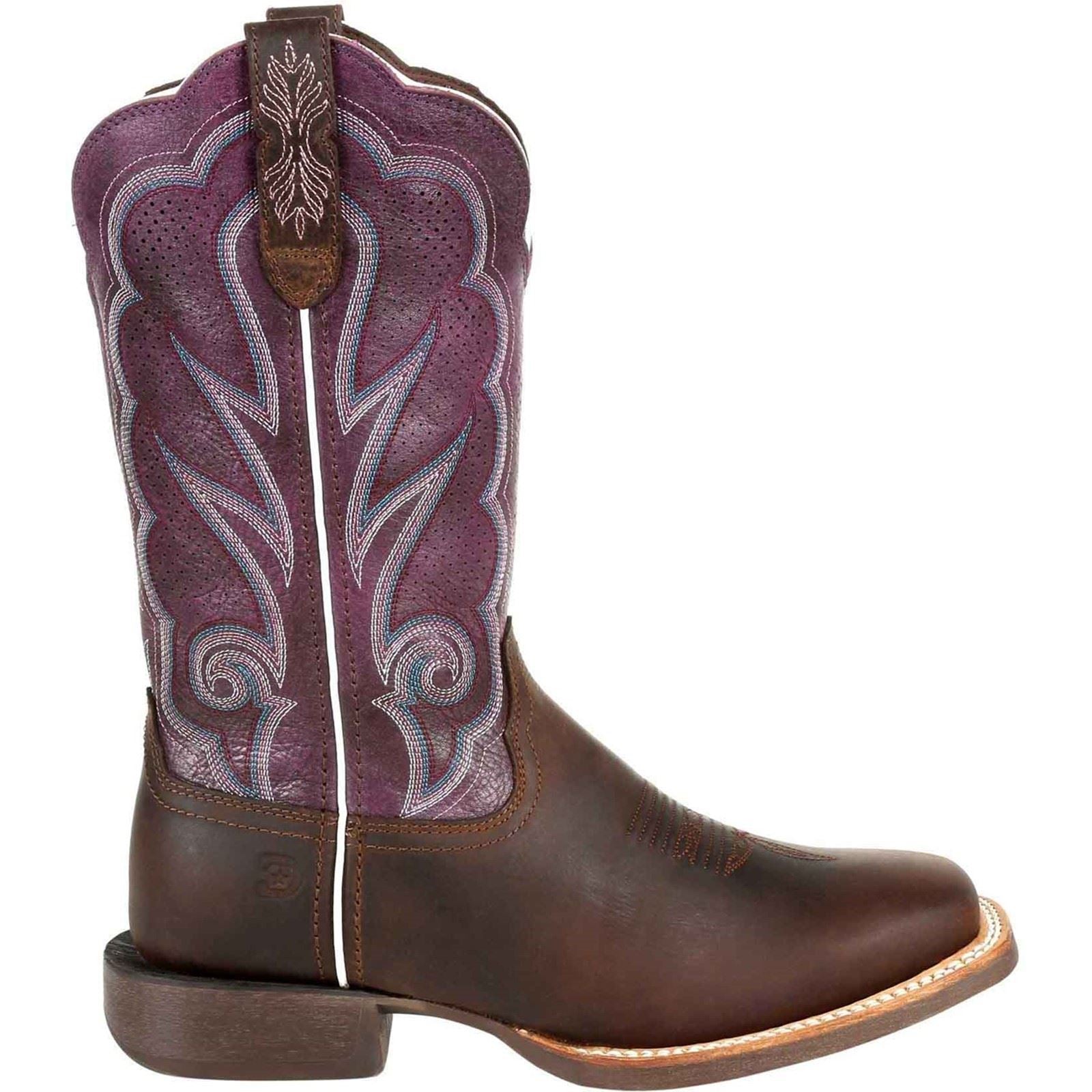 Durango Lady Rebel Pro Damenstiefel Aus Geöltem Braun/Pflaume Leder