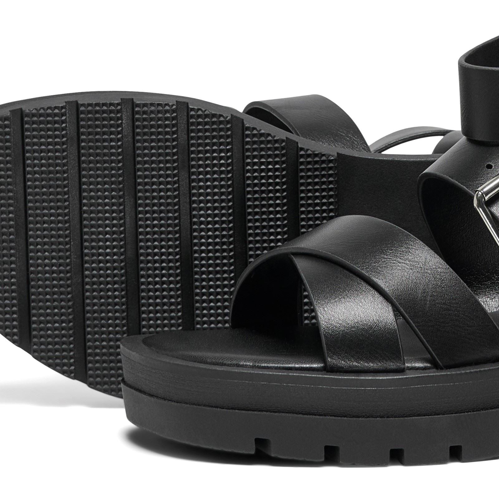 ONLY MELODY 1 Synthetik Damen Schwarze Farbe Sandalen