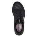 Skechers Go Walk Workout Walker Outpace Polyester Damen Sneaker In Schwarz/Lavendel
